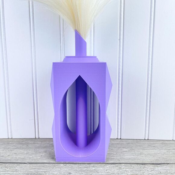 Unique Modern Bud Vase, The Lati Vase, Flower Vase, Dried Flwers - Picture 1 of 7